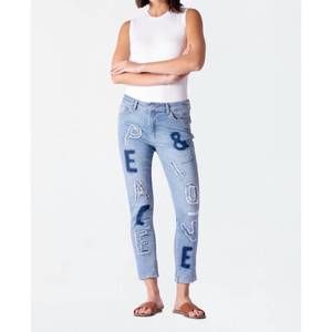 NEW BIANCO peace love jeans in blue